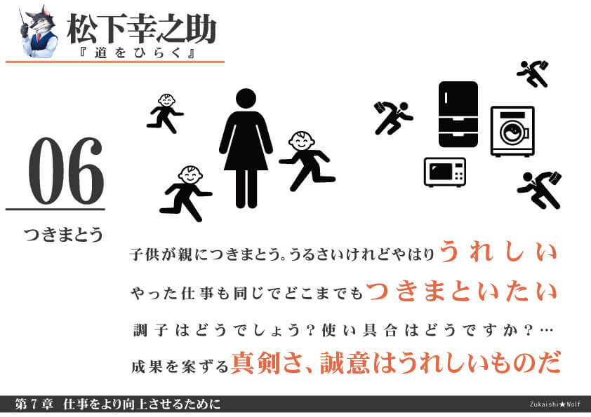 自分の仕事は世の中の仕事 松下幸之助 道をひらく 名言を図解化 図解師 ウルフの 図解の世界